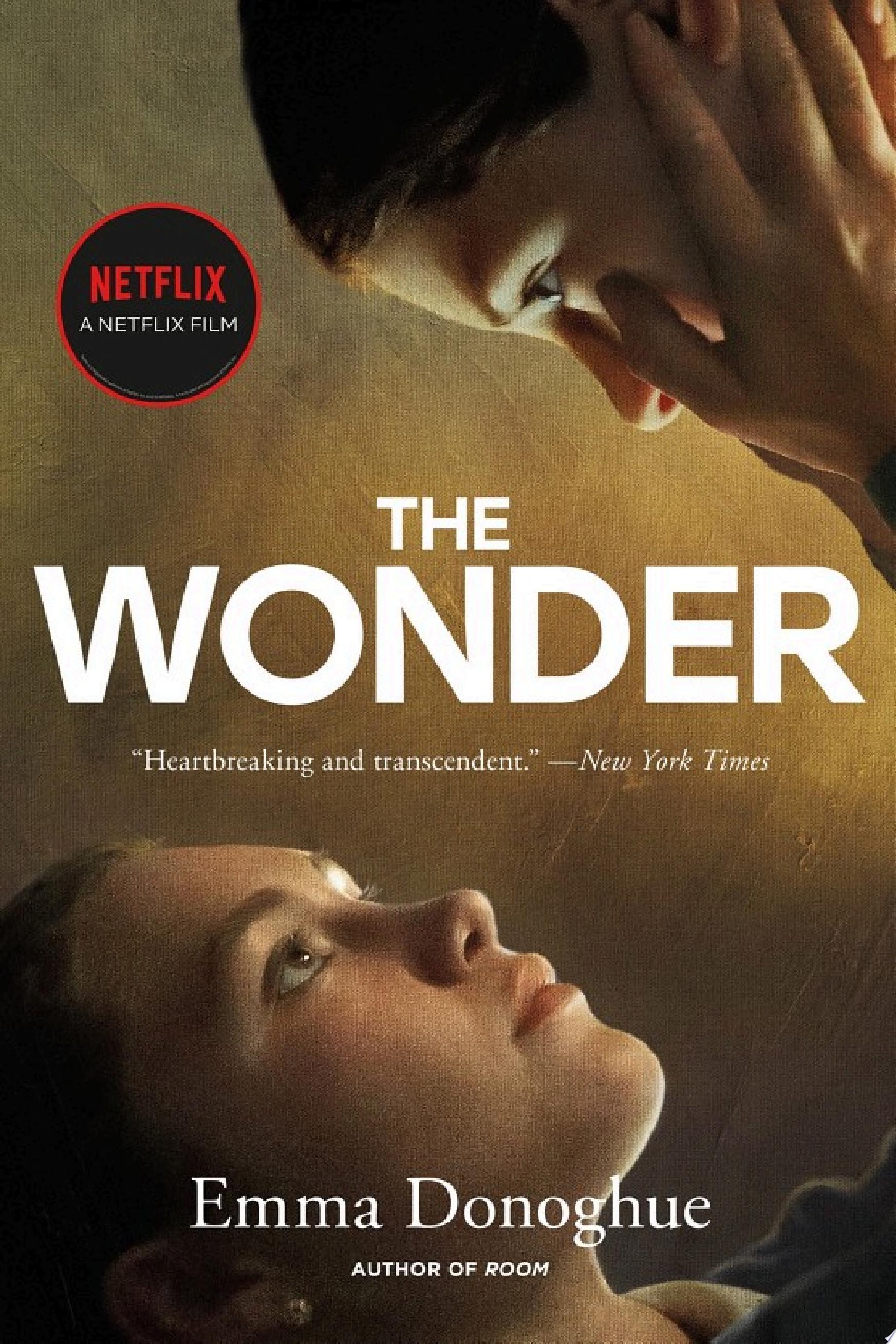 Cover art for "The Wonder" with two women's faces in profile.