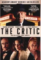 Cover art for "The Critic" with four adults wearing formal clothing in the foreground and a theater marquee in the background..