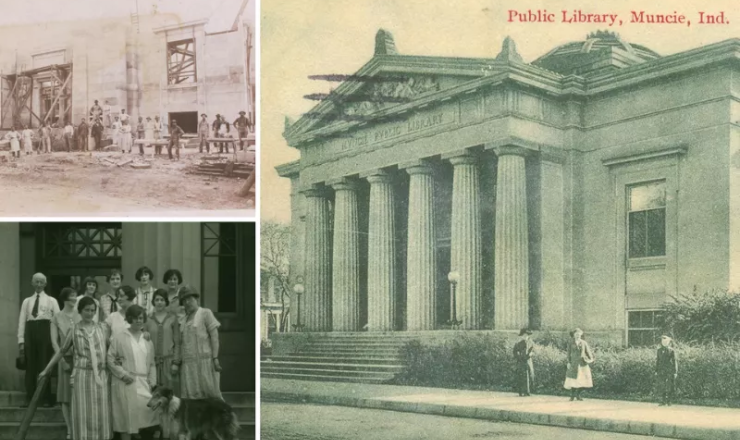 First Public Library Building - Carnegie Library in 1904