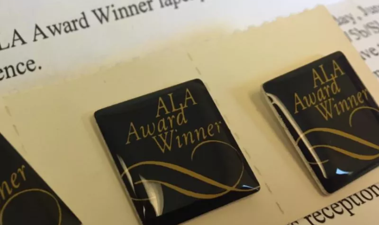 ALA Award winner enamel pins