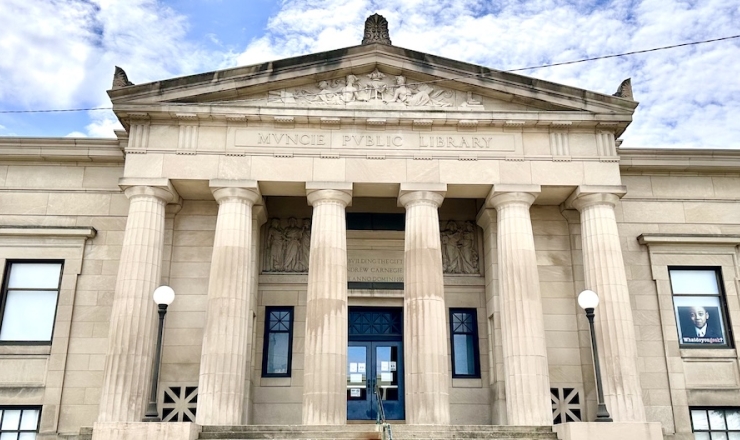 Carnegie Library pillars